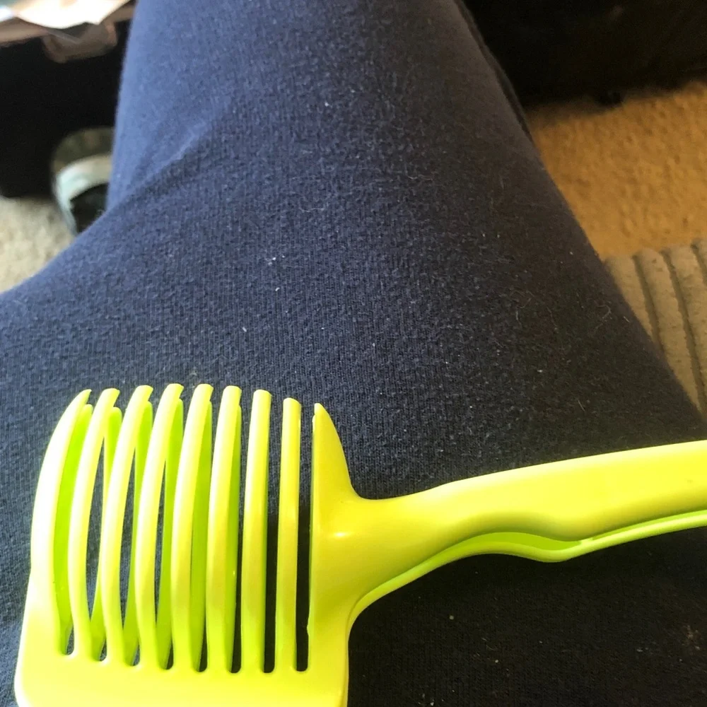 Bright Lime Green Plastic tomato cutting